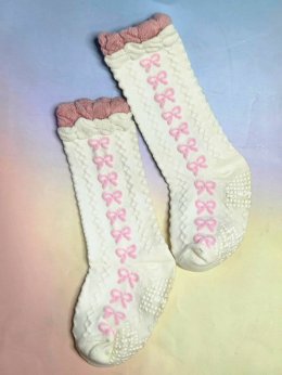 ถุงเท้าเด็กเล็กถุงเท้ายาวสไตล์ญี่ปุ่น Baby Girl Socks