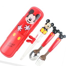 ชุดช้อนตะเกียบและชุดช้อนส้อม พร้อมกล่องเก็บ 