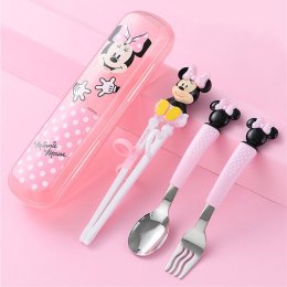 ชุดช้อนตะเกียบและชุดช้อนส้อม พร้อมกล่องเก็บ 