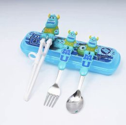 ชุดช้อนตะเกียบและชุดช้อนส้อม พร้อมกล่องเก็บ 