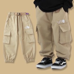 กางเกงขายาวเด็ก Cargo พร้อมส่ง ใส่เท่ๆ แนวๆ สายสตรีทต้องมา