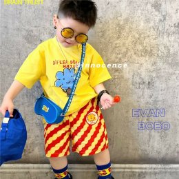 Korea Boy Collection ชุดเซ็ตสีสันสดใส สไตล์เด็กสายเกา