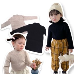 เสื้อแขนยาวไหมพรม คอเต่า ใส่อุ่นด้านใน อากาศหนาวๆ