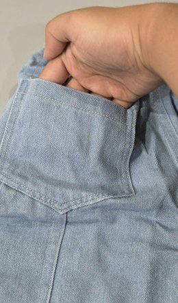 กางเกงยีนส์เด็ก ขาสั้นอเมริกันสไตล์Style Carpenter Pants