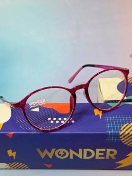 แว่นกันแสงสีฟ้าเด็ก wonder รุ่นกรอบใส กันแสง Blueblock 