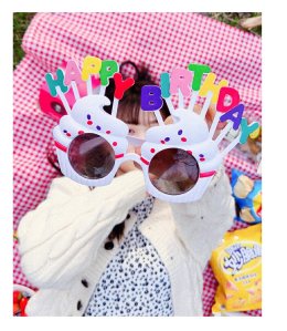  แว่นตาเด็ก Happy Birthday สุดน่ารักพร็อพงานวันเกิด