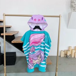 Cartoon hood towelผ้าขนหนูอาบน้ําเส้นใยโพลีเอสเตอร์