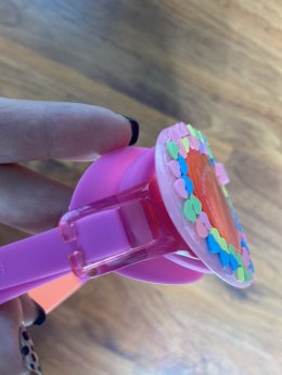 แว่นตาว่ายน้ำเด็ก Extra Fancyลายหัวใจรุ่นนี้เป็น 3d 