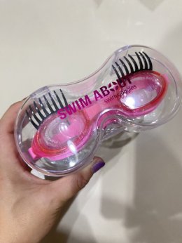 แว่นตาดำน้ำเด็ก ขนตา Extra Fancy ลายขนตารุ่นนี้เป็น 3d