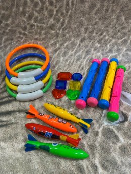 เซ็ตของเล่นดำน้ำ underwater diving toyคุ้มมากๆ มี 19 ชิ้น