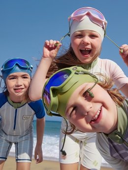 แว่นตาดำน้ำ kocotree รุ่น bigkid สำหรับเด็ก 3-14 ขวบ