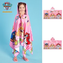 Paw patrol beach towel ผ้าคลุมว่ายน้ำ ผ้าขนหนูอาบน้ำ 