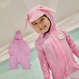 ชุดว่ายน้ำเด็กบอดี้สูทเด็กเล็ก มีปีกกันแดด 