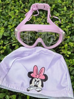  แว่นตาดำน้ำเด็กลายคาแรคเตอร์สุดน่ารัก แถมฟรีหมวกว่ายน้ำ