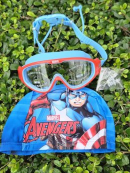  แว่นตาดำน้ำเด็กลายคาแรคเตอร์สุดน่ารัก แถมฟรีหมวกว่ายน้ำ