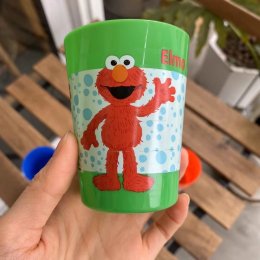แก้วน้ำพลาสติก Elmo เซ็ต 4 ใบ