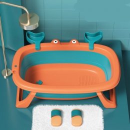 อ่างอาบน้ำพับได้ลายน้องปูสุดน่ารัก crab bathtub  (toy655)