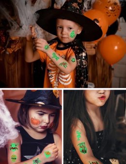  ฮาโลวีนเรืองแสง  Halloween Tatto set