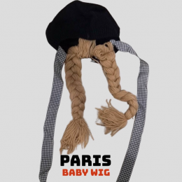 หมวกวิกผมเปียสาวน้อย Paris baby wig (ACC133)