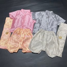 ชุดไทยเด็กชายรุ่นสี pastel-2 มาสีใหม่ โทนสีหวาน หรู ดูดี