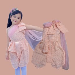 ชุดไทยเด็ก ชุดลอยกระทงเด็ก รุ่น sweet Bow
