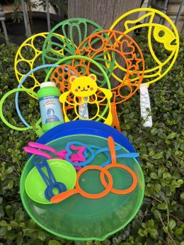 ชุดไม้ทำฟอง Bubble Wand PARTY (แถมน้ำยาสบู่ 1 ขวด 200 ml)