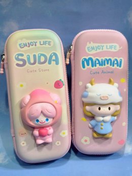กล่องดินสอ super cute 3D รุ่นการ์ตูนสามมิตินูนออกมา 