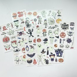 Halloween Tatto set Tatto ฮาโลวีนเรืองแสง 