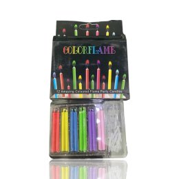 Color Flame party candles เทียนวันเกิด เปลวไฟหลากสี