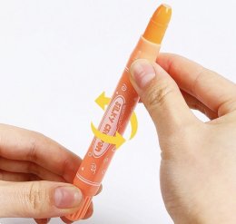Kiddy Color สีเทียนเพ้นท์หน้า 12 สีล้างง่าย