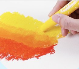 Kiddy Color สีเทียนเพ้นท์หน้า  12 สีล้างง่ายปลอดภัย