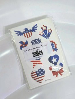 USA Tattoo Set เรืองแสงในที่มืด พร้อมสนุกทุกเทศกาล