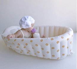 Baby bear bathtub อ่างอาบน้ำเป่าลมน้องหมี สไตล์เกาหลี 