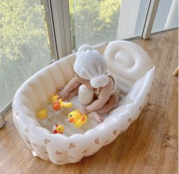 Baby bear bathtub อ่างอาบน้ำเป่าลมน้องหมี สไตล์เกาหลี 