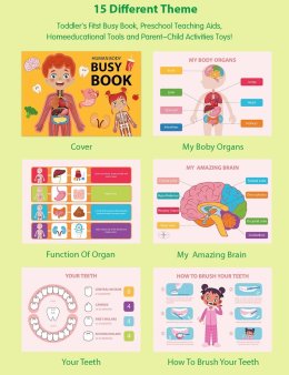 หนังสือกิจกรรม Busy book / Quiet book รวมกิจกรรม รูปภาพ