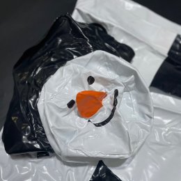 SNOWMAN SNOW SLIDE กระดานสไลด์เป่าลมตุ๊กตาหิมะ