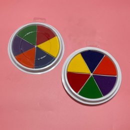  ถาดหมึกสี 6 สี non toxic ปลอดสารพิษสร้างสรรค์งานศิลปะ