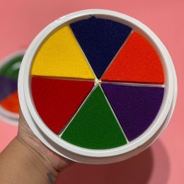  ถาดหมึกสี 6 สี non toxic ปลอดสารพิษสร้างสรรค์งานศิลปะ