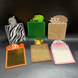 Animal mats แผ่นสัมผัสเรียนรู้ มีทั้งหมด 6 แผ่น 