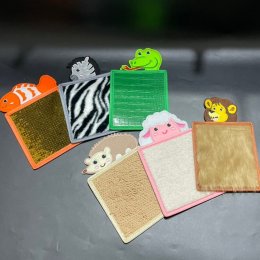 Animal mats แผ่นสัมผัสเรียนรู้ มีทั้งหมด 6 แผ่น 