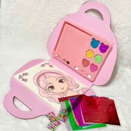 สมุดวาด แต่งหน้าแต่งตัวตุ๊กตา Princess make up 