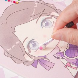 สมุดวาด แต่งหน้าแต่งตัวตุ๊กตา Princess make up 