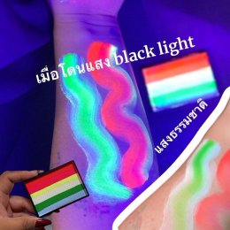 สีเพ้นท์เรืองแสง Fluorescent Paintเรืองแสงในไฟ blacklight