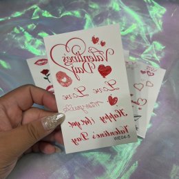 VALENTINE Tatto set Tatto แทคทู วันวาเลนไทน์สุดน่ารัก