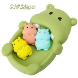 ของเล่นน้ำครอบครัวลอยน้ำ Animals Family