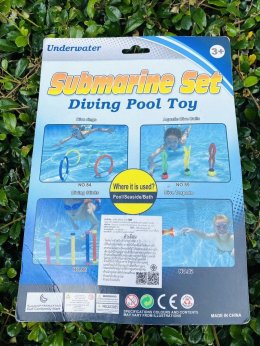 ของเล่นดำน้ำ ฝึกดำน้ำ ห่วงรูปปลา ห่วงนักล่าใต้น้ำ