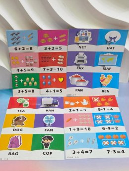 " Happy Puzzle " แท่นเรียงคำศัพท์ภาษาอังกฤษ พร้อมการ์ดรูปภาพ