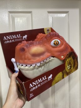T-rex head model box กล่องเก็บโมเดลรูปหัว t-rex 