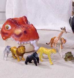 T-rex head model box กล่องเก็บโมเดลรูปหัว t-rex 