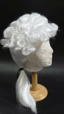  วิกผู้พิพากษา / วิกขุนนางยุโรปโบราณ สีขาว 